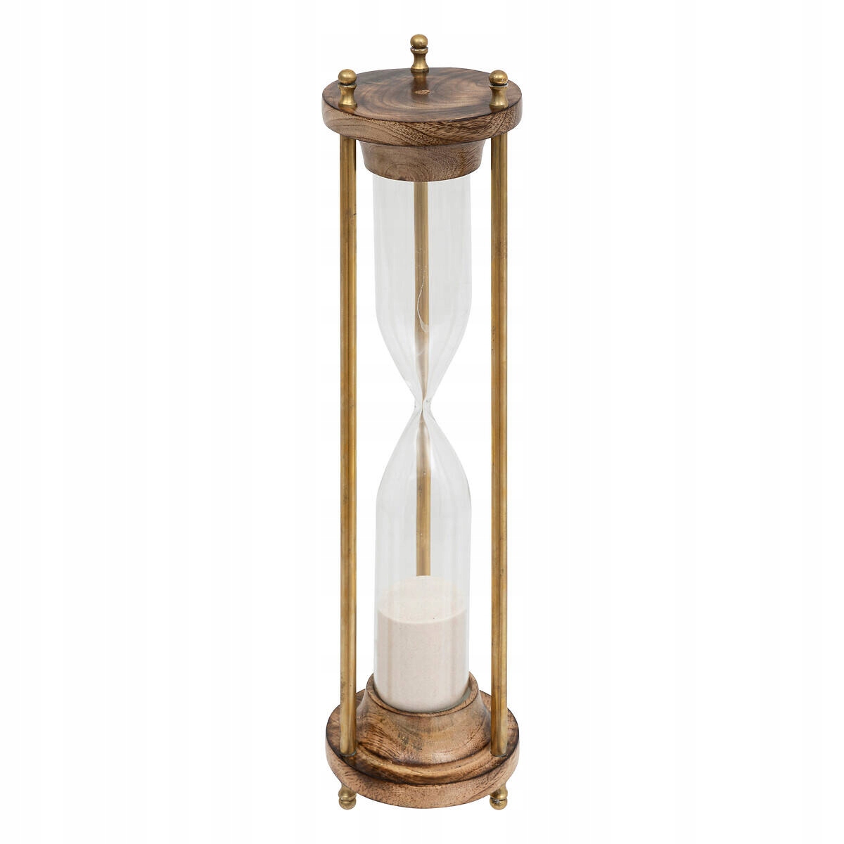 KLEPSYDRA DEKORACYJNA PIASKOWA DREWNIANA 37,5 cm OZDOBNA