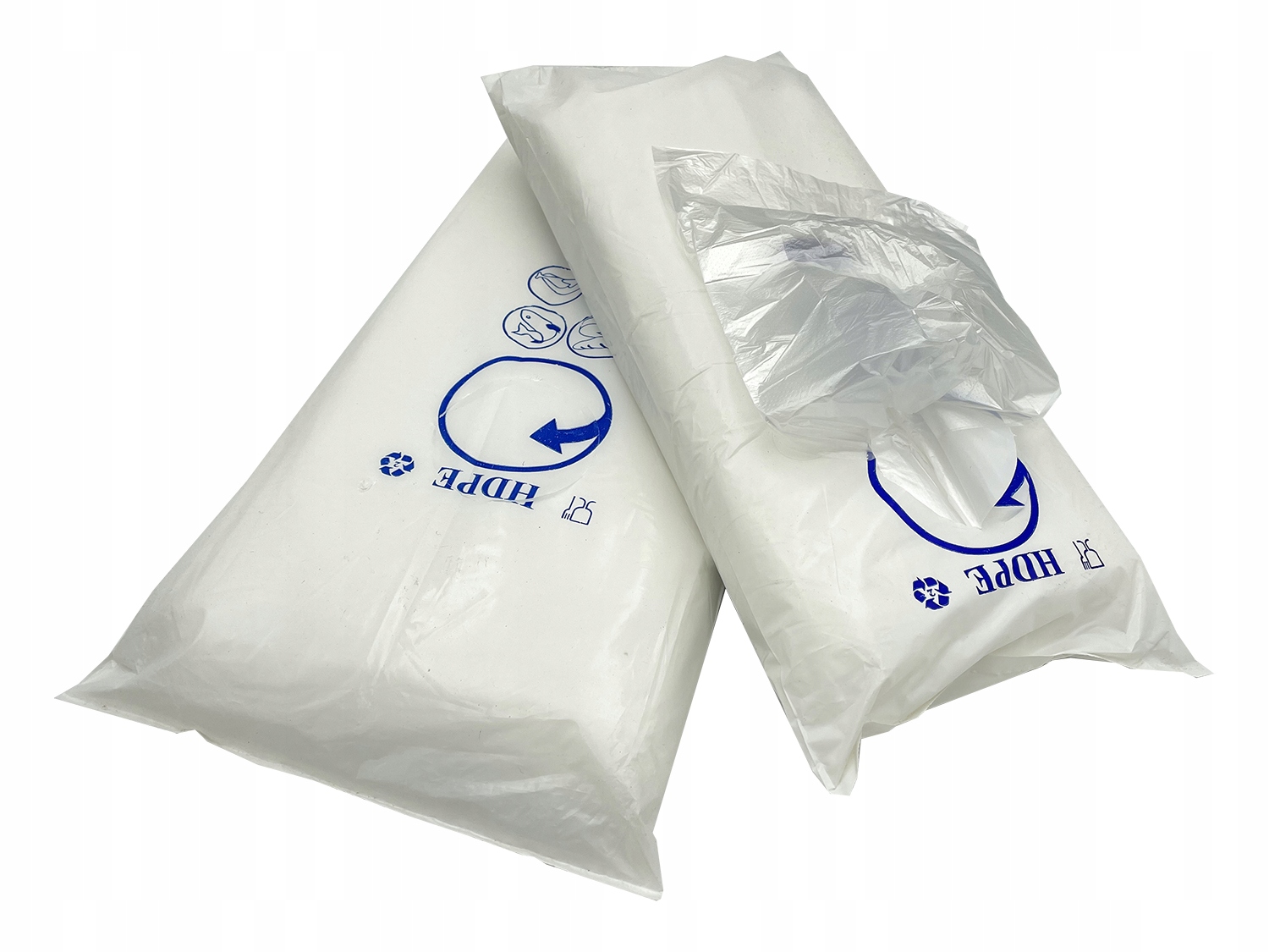 

Torebki foliowe Hdpe 14x4x26 22x26 800szt