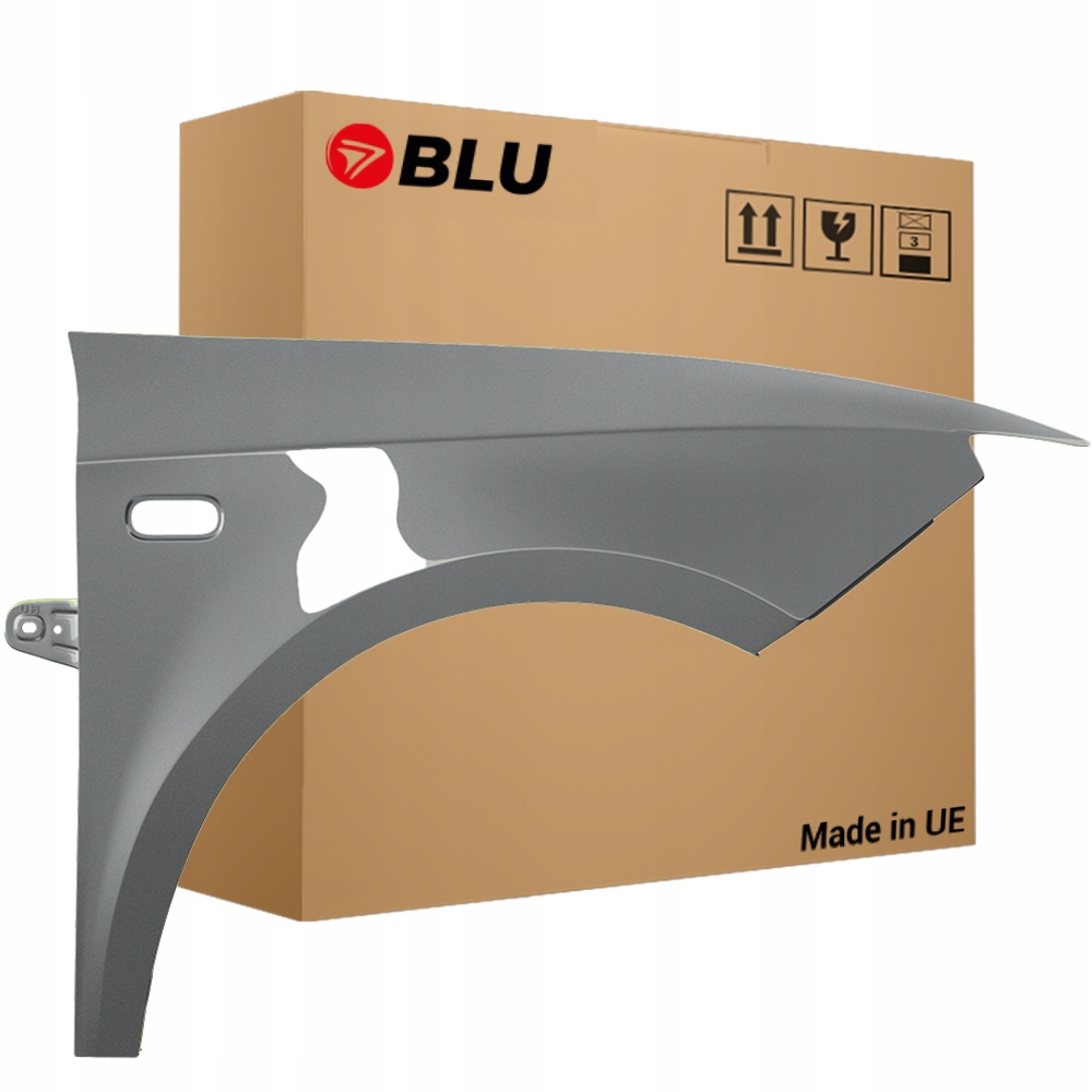 Blu blatník Seat Ibiza IV 4 6J LS7U pravý stříbrný 08-17 přední pozink