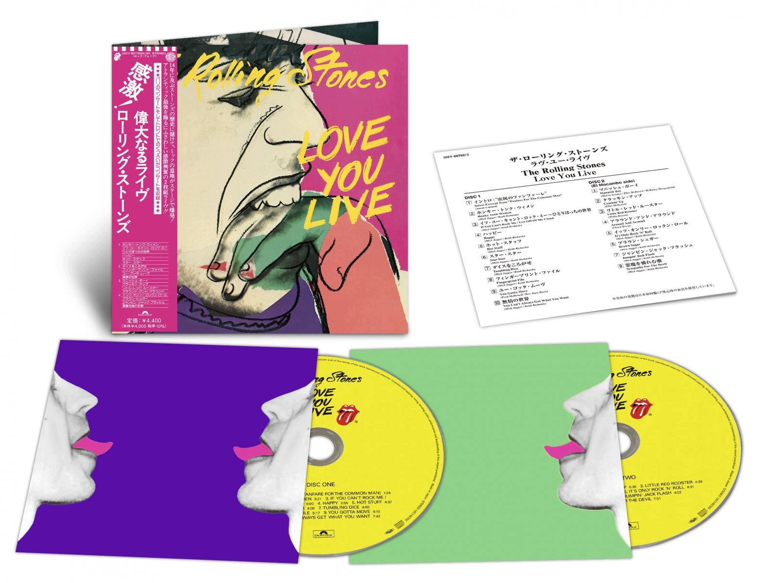 The Rolling Stones Love You Live 2CD (Japońska Edycja Shm-cd)