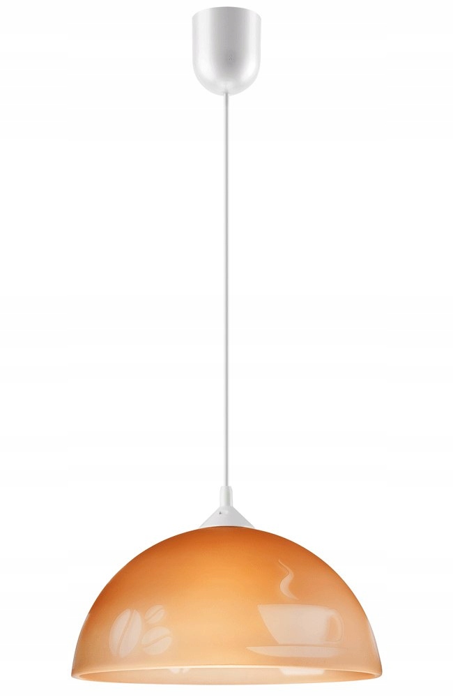

1 kuchenna lampa wisząca Coffee szkło E27