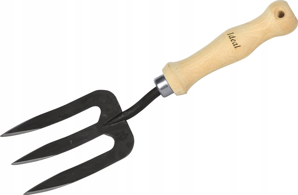 Vidličky do záhrady s 3 zubami, buková násada 15,5 cm