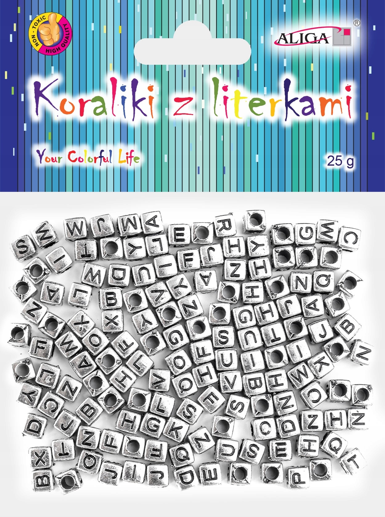 

Zestaw Koralików do robienia Biżuterii z literkami