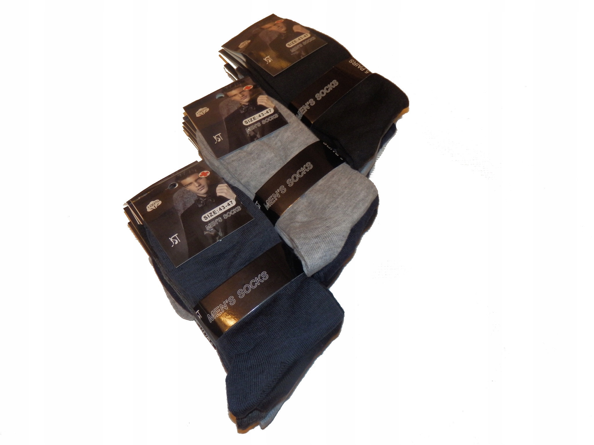 

Skarpety skarpetki bawełna 43-47 Pakiet 15par