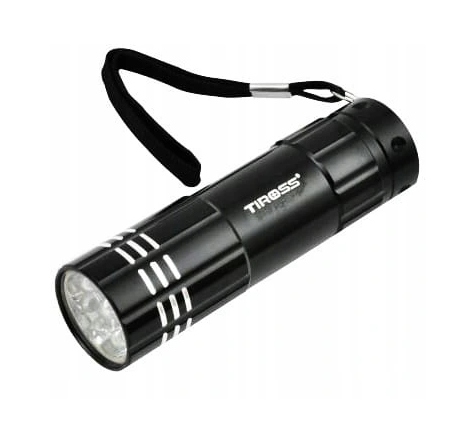 

Kieszonkowa Latarka Tiross 9 Led 3xAAA TS-732 30m