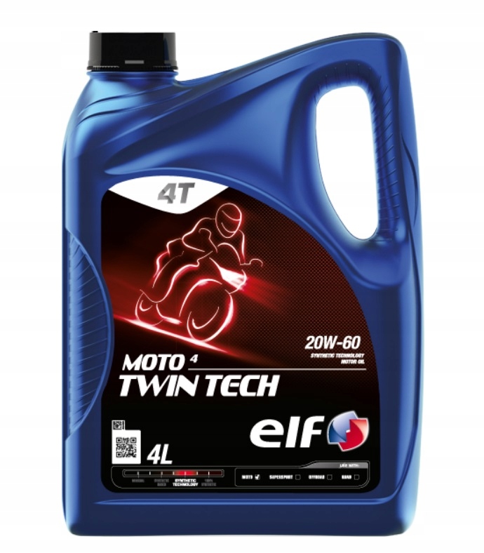 Olej Elf Moto 4 Tech 20W60 4T Półsyntetyczny 4l