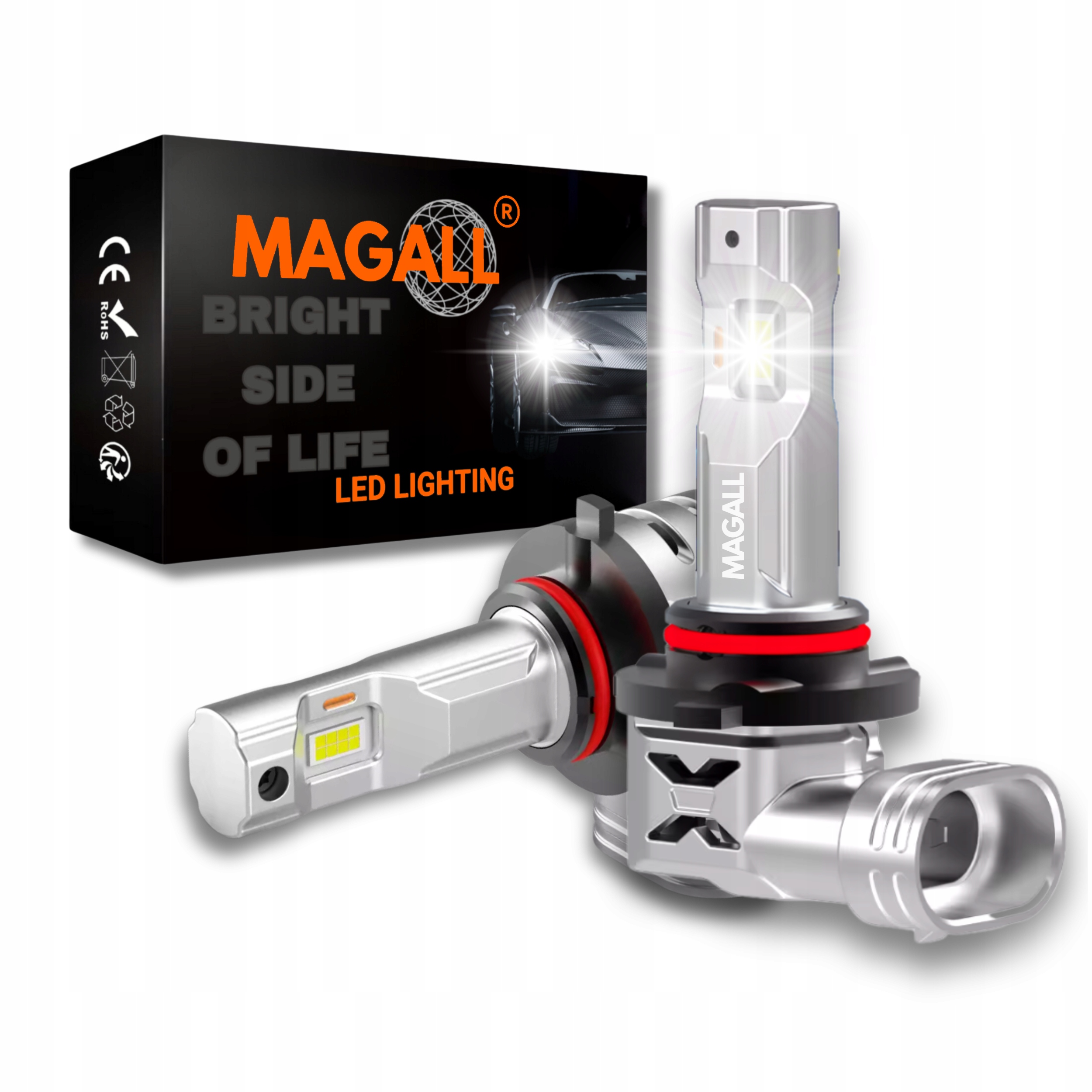 Žárovky HIR2 Led Magall X Pro 1 Až 1 Bílé Světlo 5500K 70W 12V 16000 LM