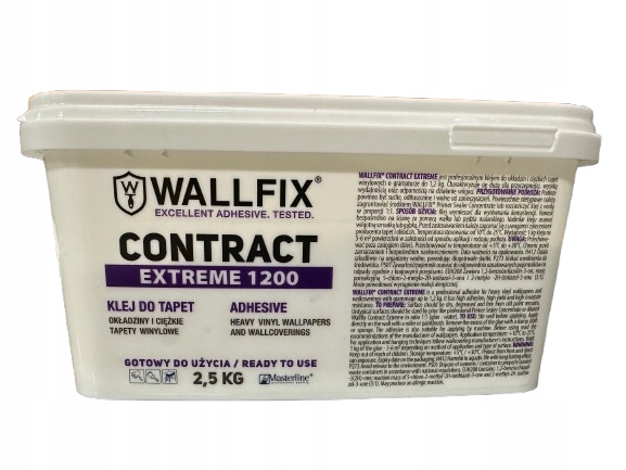 INTARIO Klej do tapet winylowych gotowy WALLFIX CONTRACT EXTREME 2,5 kg