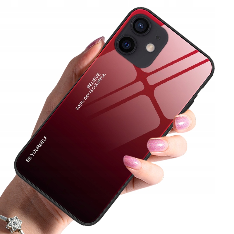 

Etui do iPhone 12 Case Glass Szkło 9H