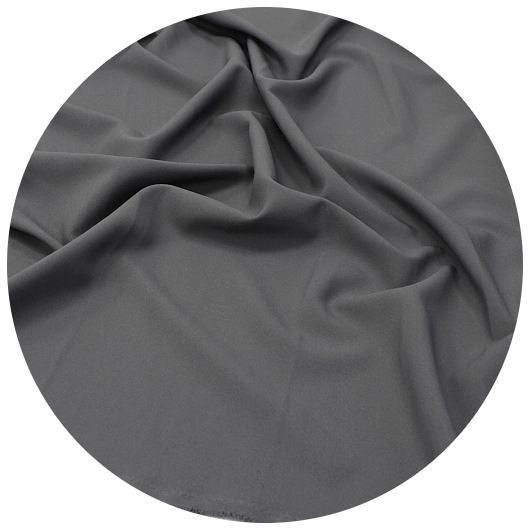 

Matowy Materiał Tkanina Na Zasłony 150 cm c. szary