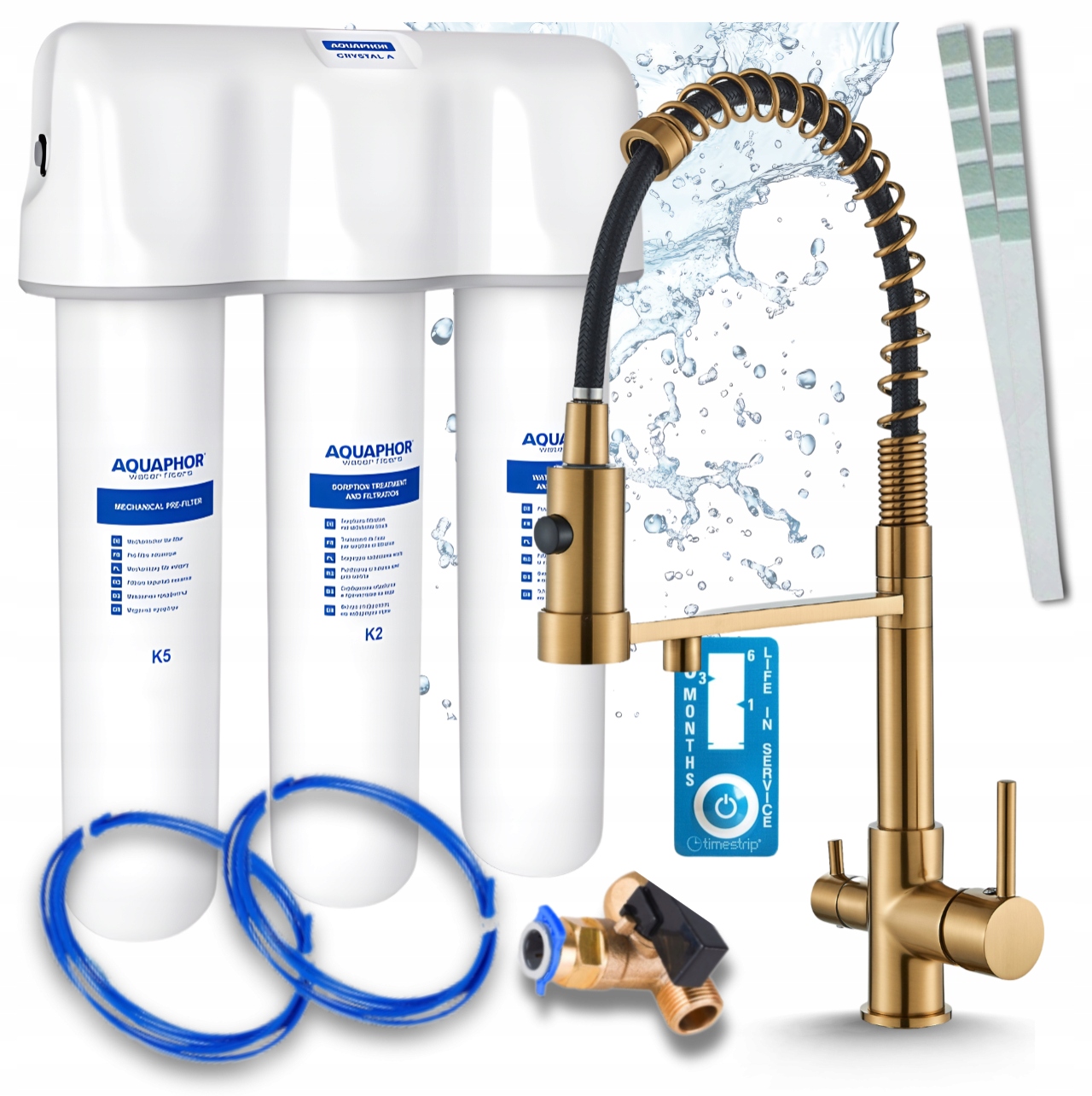 Filtr Pro Úpravu Pitné Vody Aquaphor, Křišťál A Také Kuchyňská Baterie