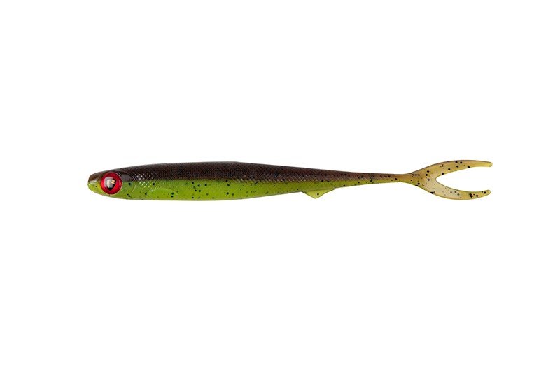 Jaskółka Fox Rage Slick Finesse Soft 11cm Uv Green Pumpkin