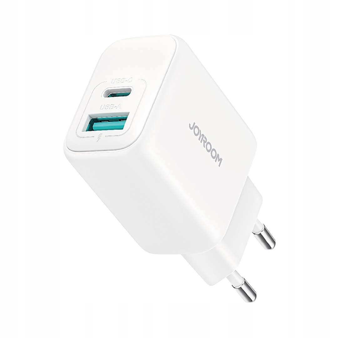 Ładowarka sieciowa Usb-c Usb-a 20W Pd Qc 3.0 biała