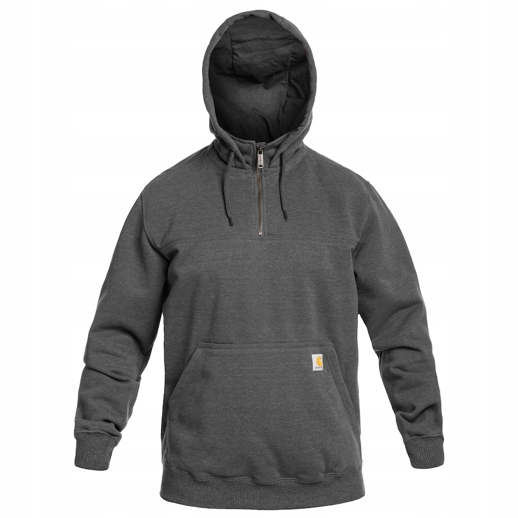 Mikina s kapucí s Carhartt Rain Defender Heavyweight Half Zip Carbon Heather XL