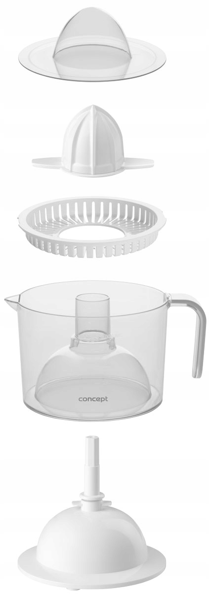 WYCISKARKA DO CYTRUSÓW OWOCÓW 40W DWA STOŻKI BIAŁA Marka Concept