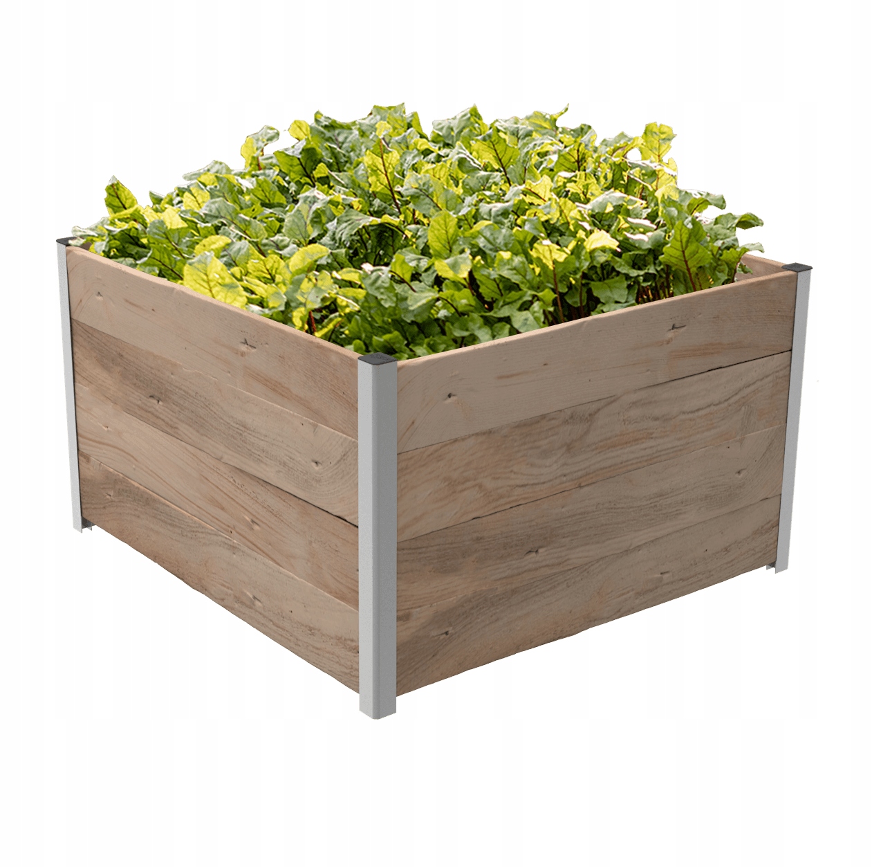 Modulárna vyvýšená vysoká záhonová záhradná skrinka 105x105x60H