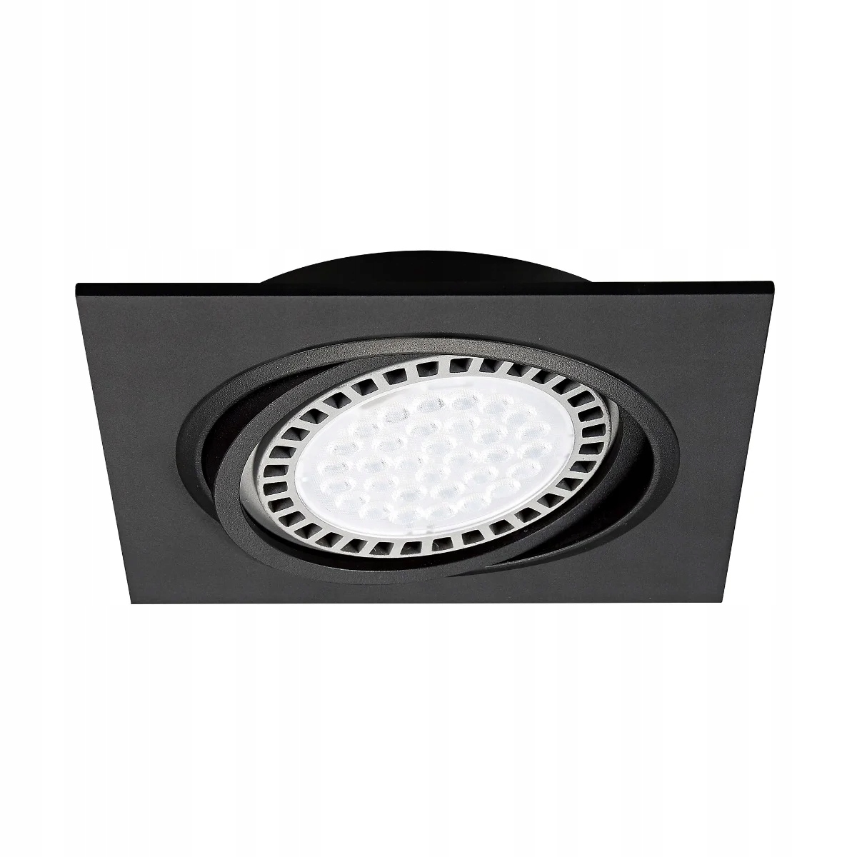 Lampa zapuštěné bodové svítidlo nastavitelné, černá čtverec kulaté stropní svítidlo Zuma Line