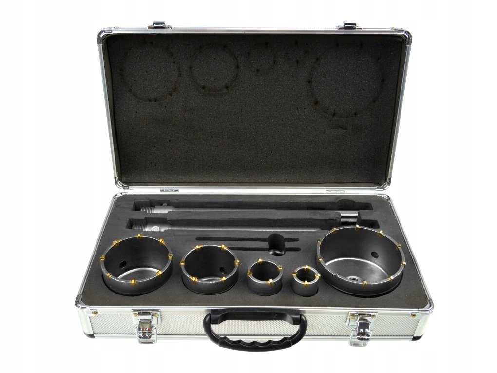 

Zestaw Otwornic Do Betonu 9el 30-100mm 2 Adaptery