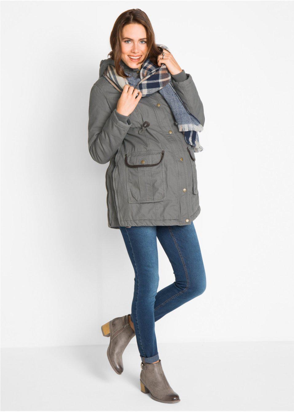 48 CIĄŻOWA KURTKA Z WSTAWKĄ Płeć kobieta