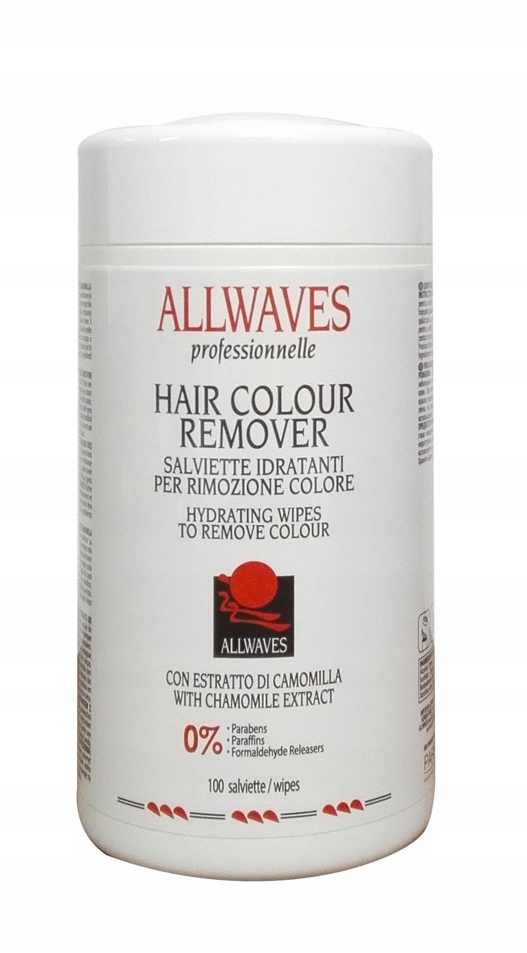 

Allwaves Hair Colour Remover chusteczki 100 sztuk