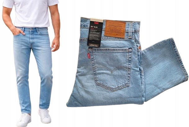 džínové kalhoty Levi's 511 Slim W30 L32 30x32 modré Premium