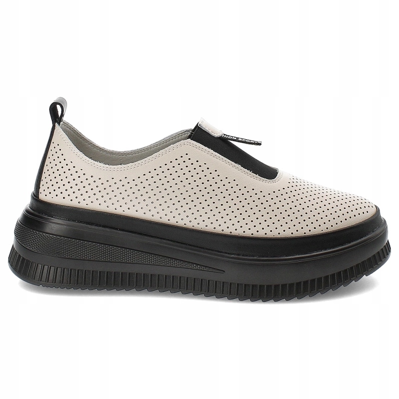 Dámské polobotky Artiker 54C1705 Béžovo-černé 40, Béžová