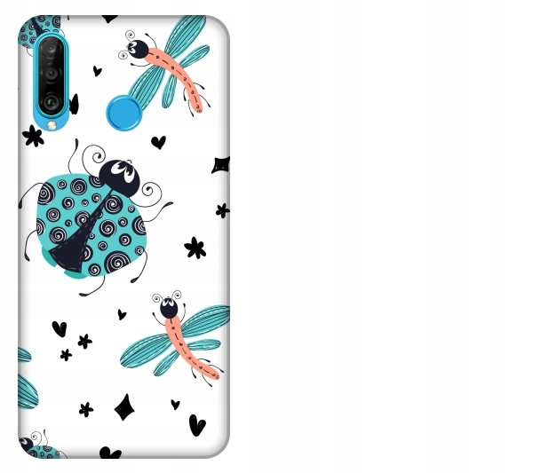 

Etui pokrowiec Huawei P30 Lite Owady wazki zuki