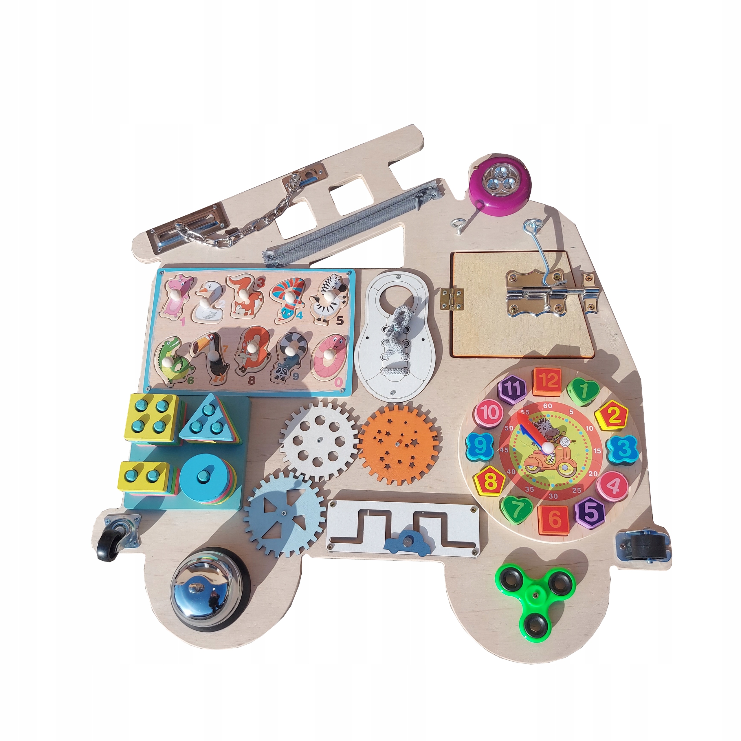 Tablica sensoryczna manipulacyjna xl eko + odznaka Marka inna