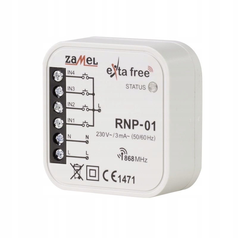 Exta Free – rádiový 4-kanálový vysílač RNP-01