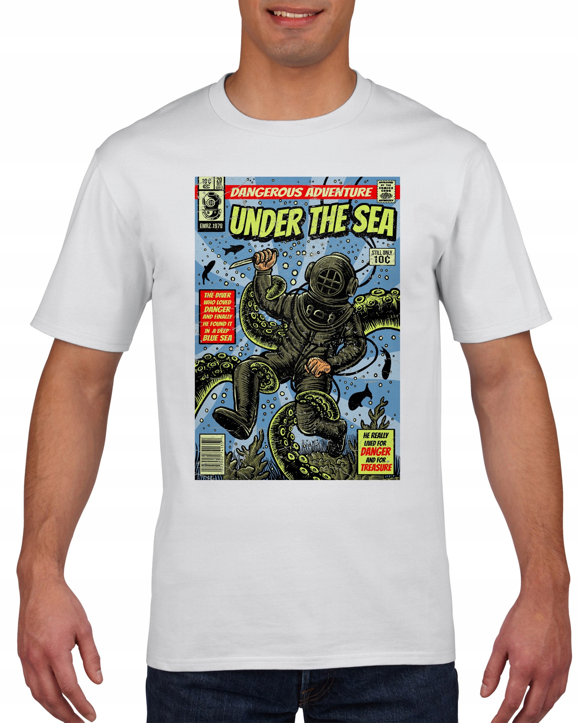 

Koszulka męska Nurek Osmiornica S