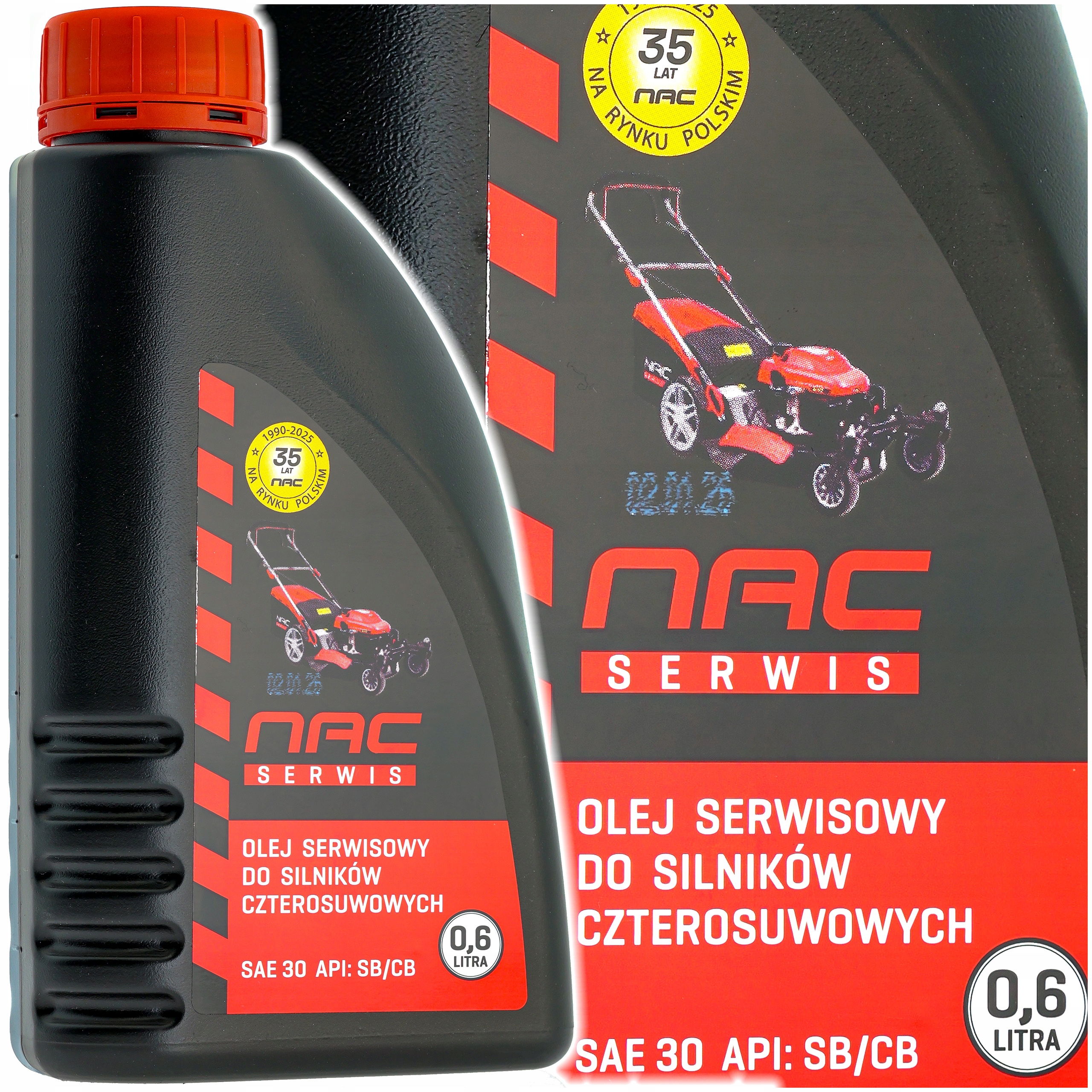 OLEJ DO KOSIARKI NAC SAE30 OLEJ DO KOSIAREK SPALINOWEJ TRAKTORKA AGREGATU