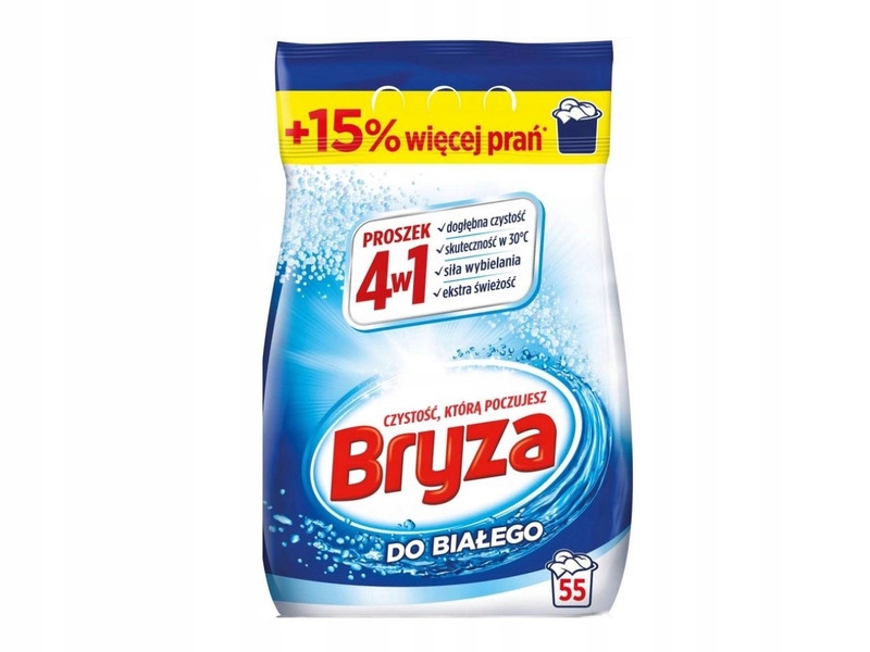 

Proszek do prania Bryza 4w1 White 3.575 kg