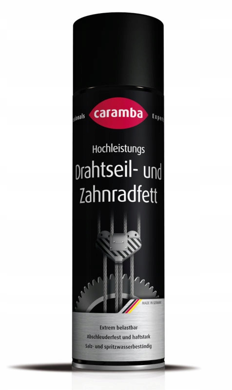Smar grafitowy do lin stalowych i kół zębatych Caramba 64540001 500ml