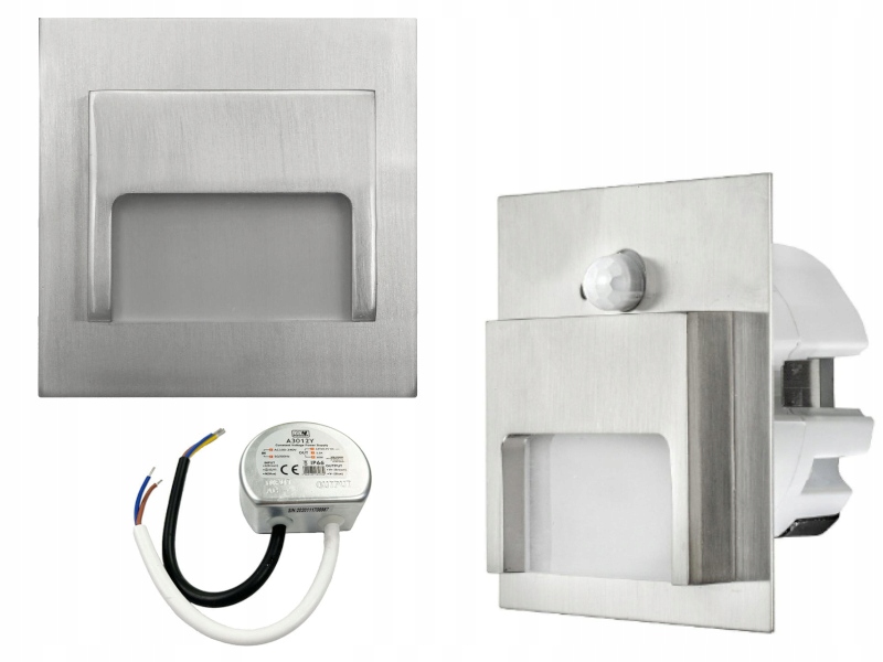 Sada světel na schody Halogen Led 2x Čidlo