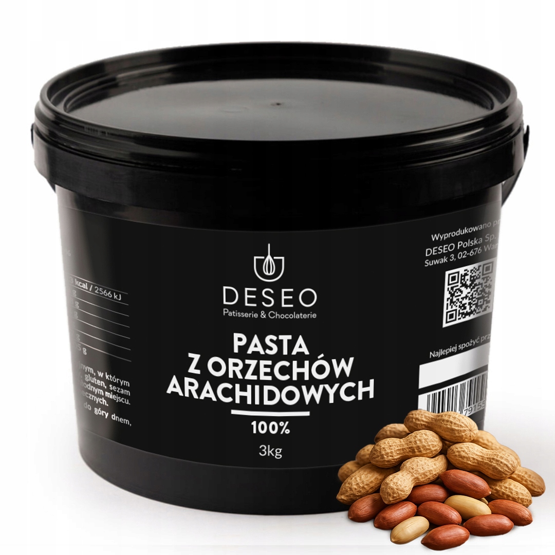 Levně Arašídová Pasta 3 Kg Deseo Arašídový Krém
