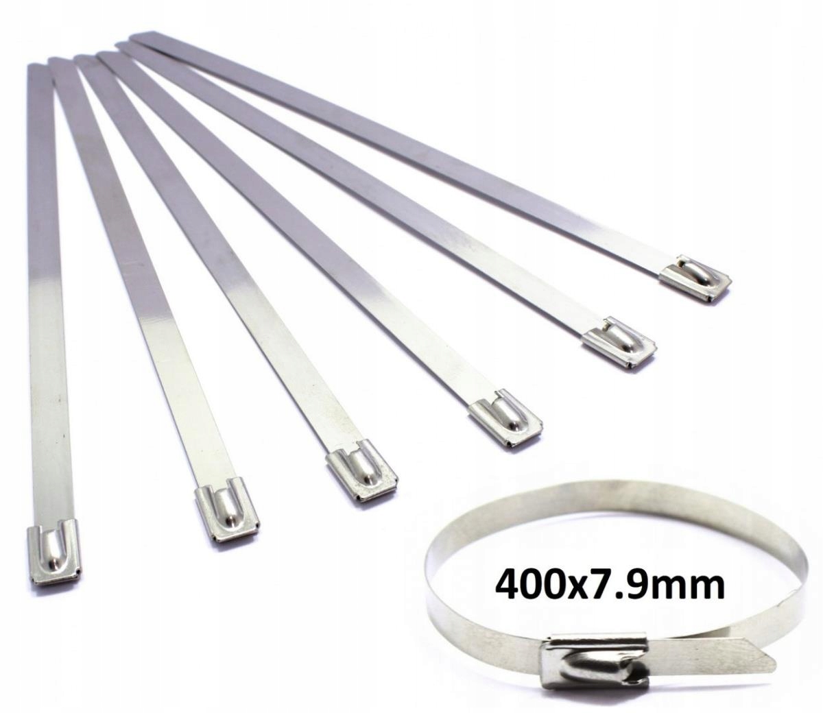 OPASKA STALOWA ZACISKOWA 400X7.9 METALOWA 100 SZT EAN (GTIN) 5907534731545