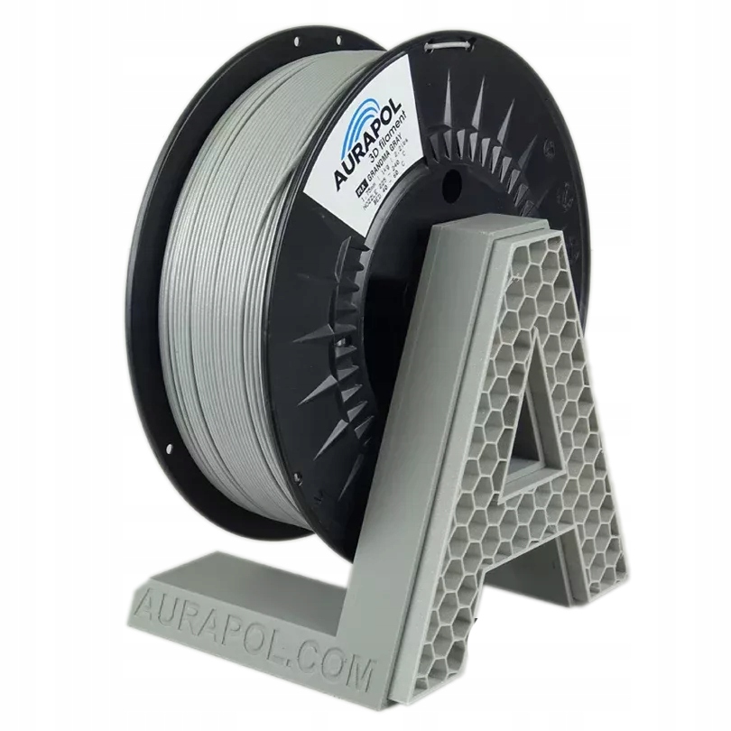 Filament Aurapol Pla 3D Grandma Gray Šedý 1 kg 1,75 mm