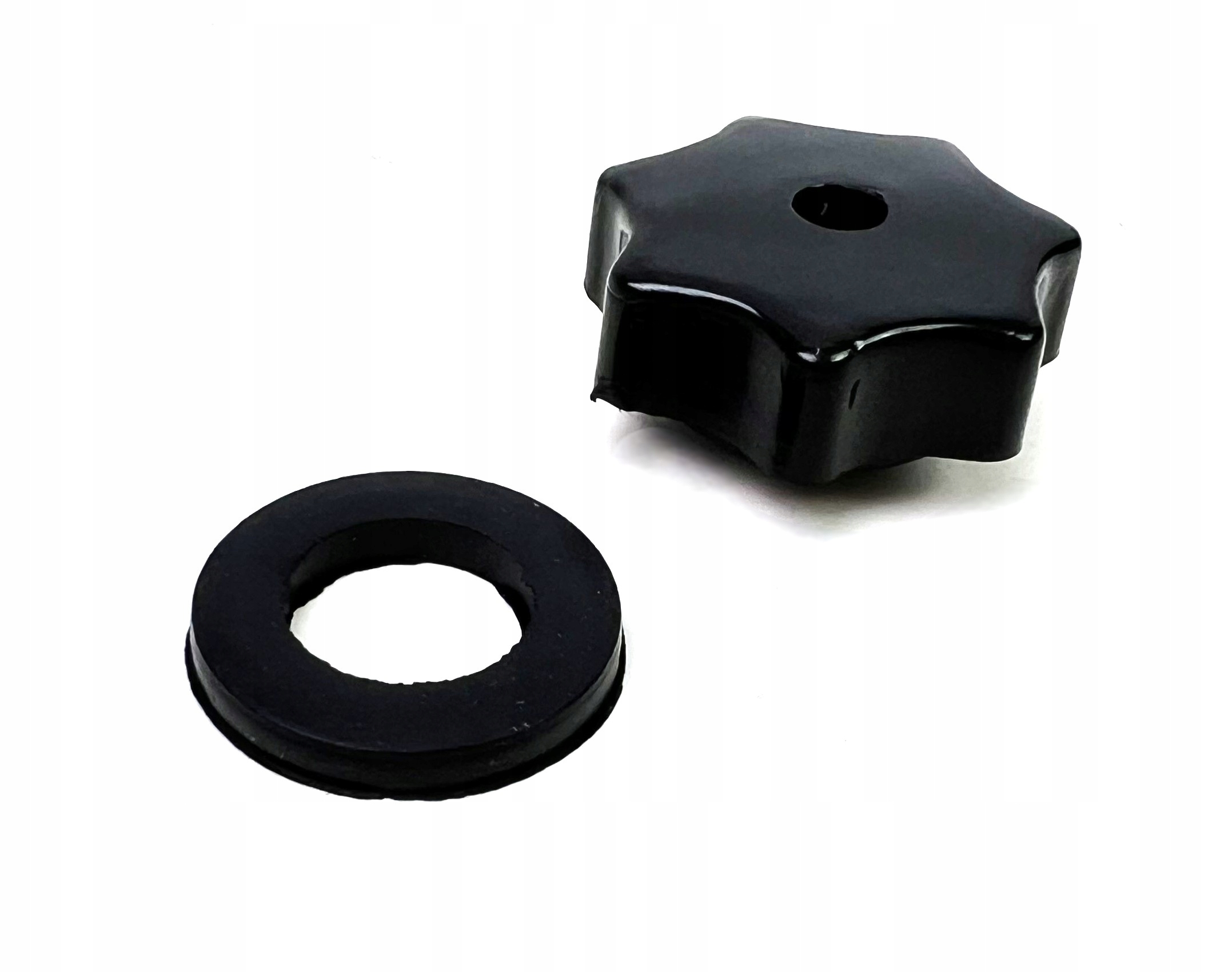 Nakrętka dekla pokrywy bocznej osłony Simson KR5 Schwalbe S50 SR50 Czarna