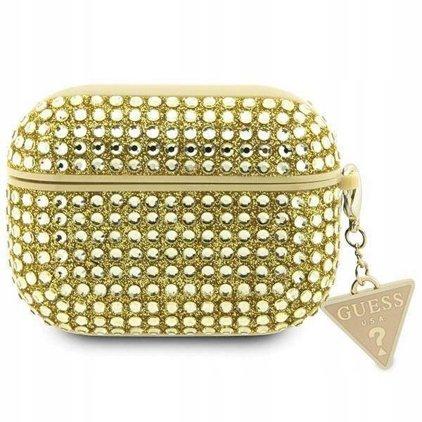 Oryginalne Etui APPLE AIRPODS 3 Guess Hardcase Rhinestone Triangle (GUA3HDG