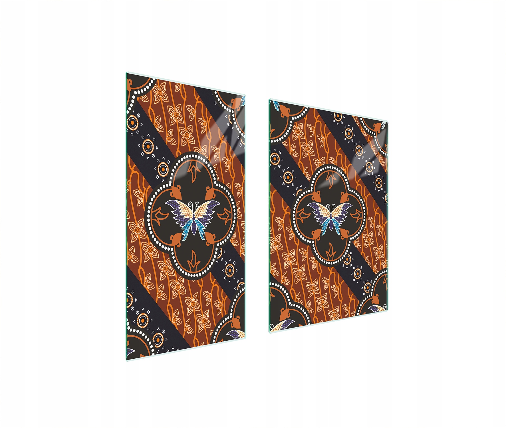 Skleněná Ochranná Deska 75x52 Motýl Tvrzené Sklo