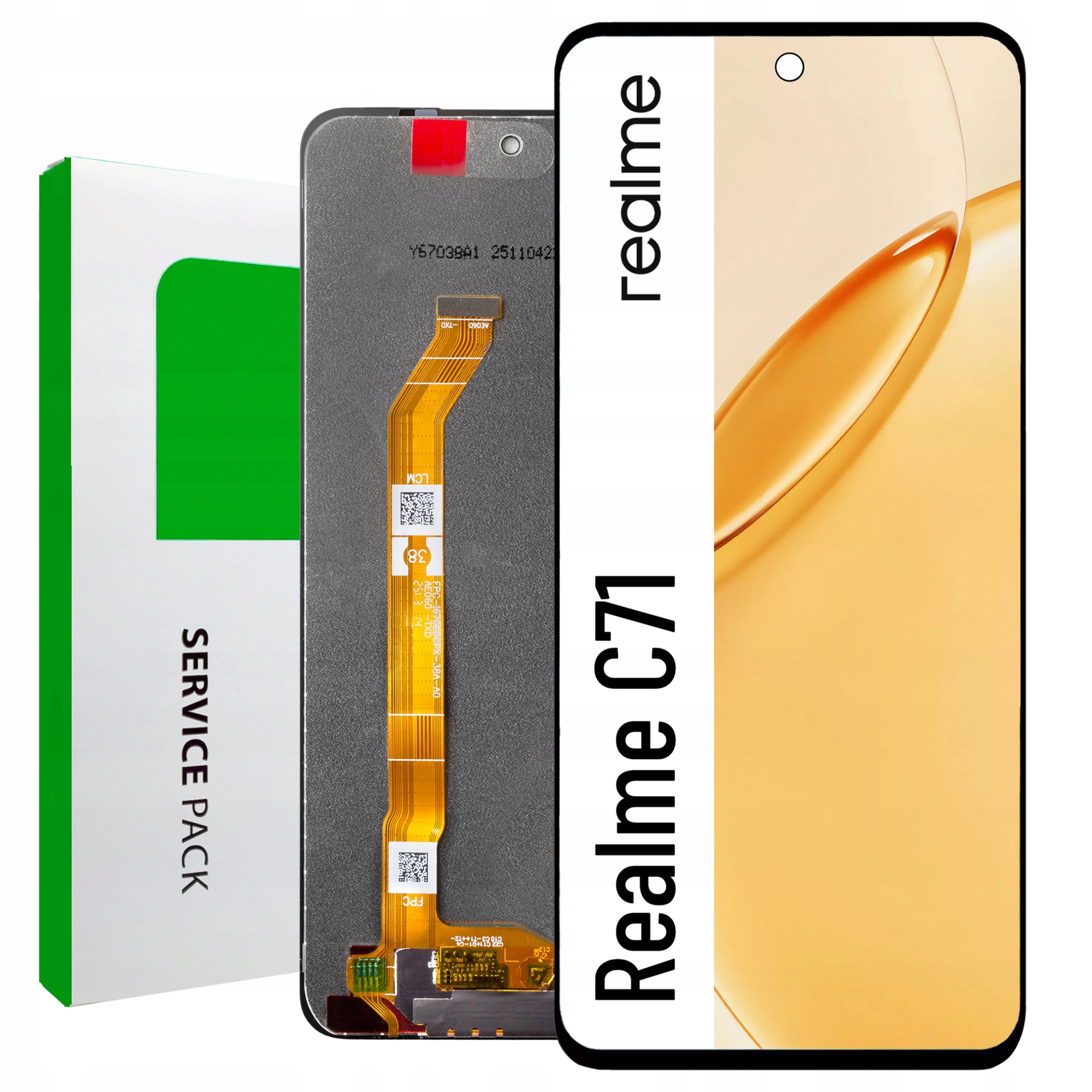 RMX5303 pro Realme C71 Service Pack LCD Matrix Originál Zila