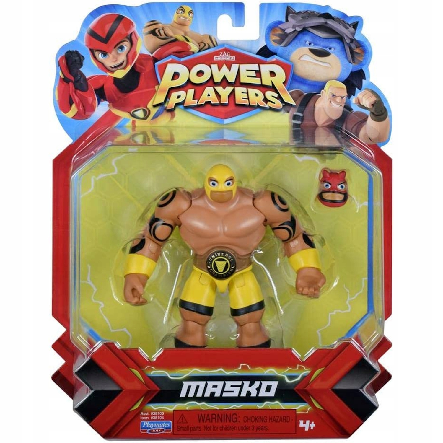 

Power Players Ruchoma Figurka Zapaśnik Masko 14cm