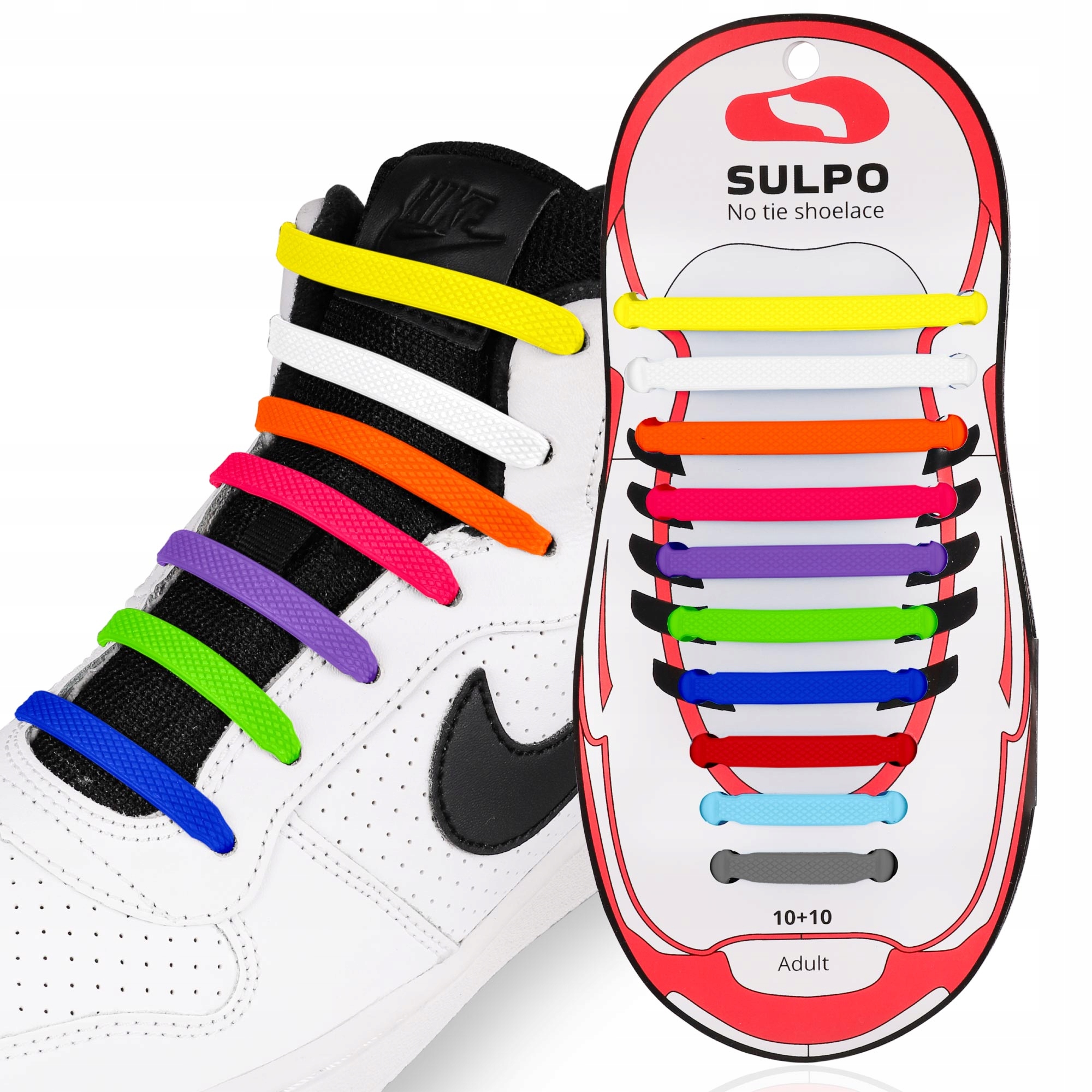 

Sznurówki do butów bez wiązania sport