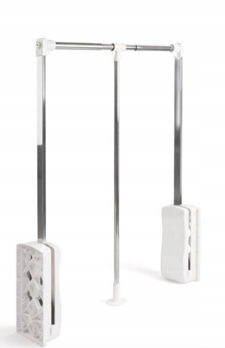 PANTOGRAF DRĄŻEK DO SZAFY ATM 83-115 cm 13kg BIAŁY MIĘKKI DOMYK