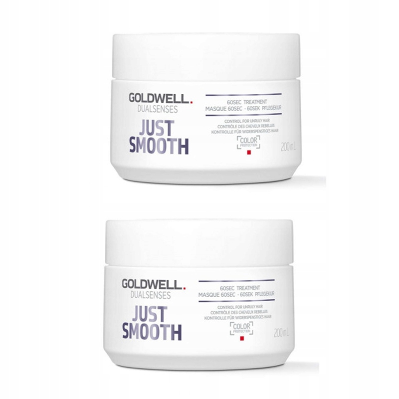 Goldwell Just Smooth 60s Treatment Vyhlazující maska pro krepaté vlasy 2x200 ml