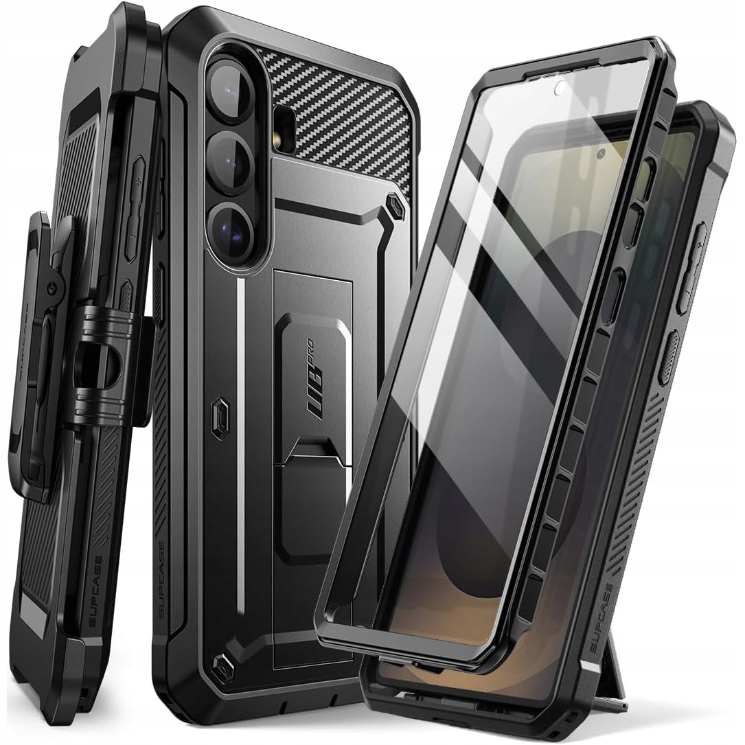 Etui do Galaxy S25 Fe, Supcase Ub Pro Sp, case z osłoną ekranu, z podstawką