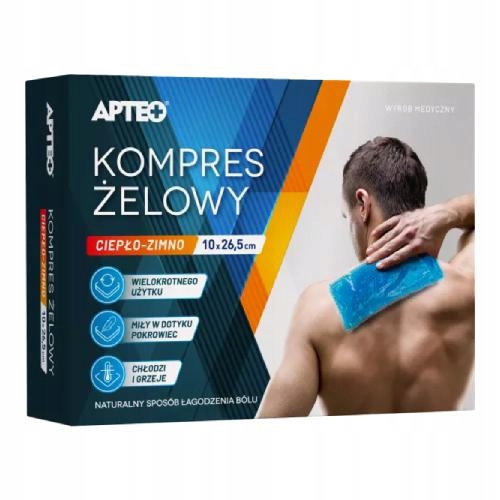 

Kompres żelowy ciepło-zimno Apteo 10cm x 26,5cm