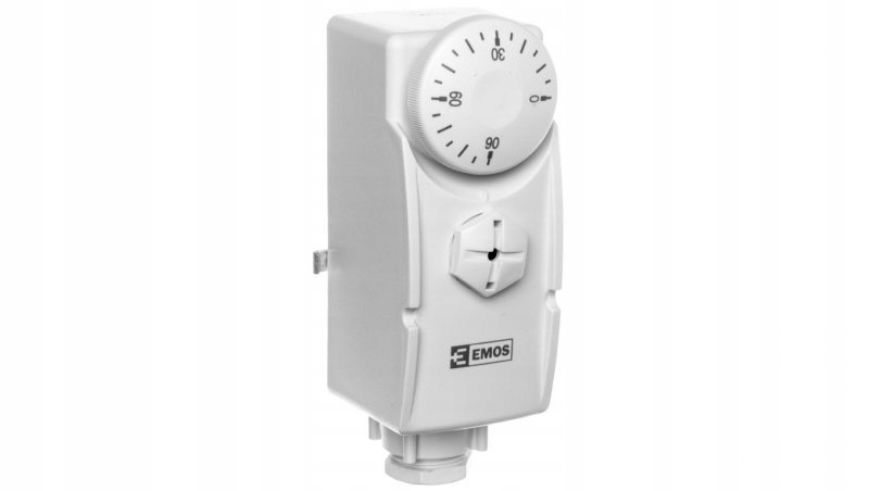 

Termostat ręczny T80 0-90°C 16A 230V biały P5681