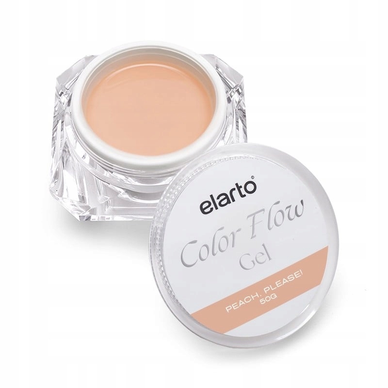 Stavební gel Elarto Color Flow Gel Peach Please 50 g