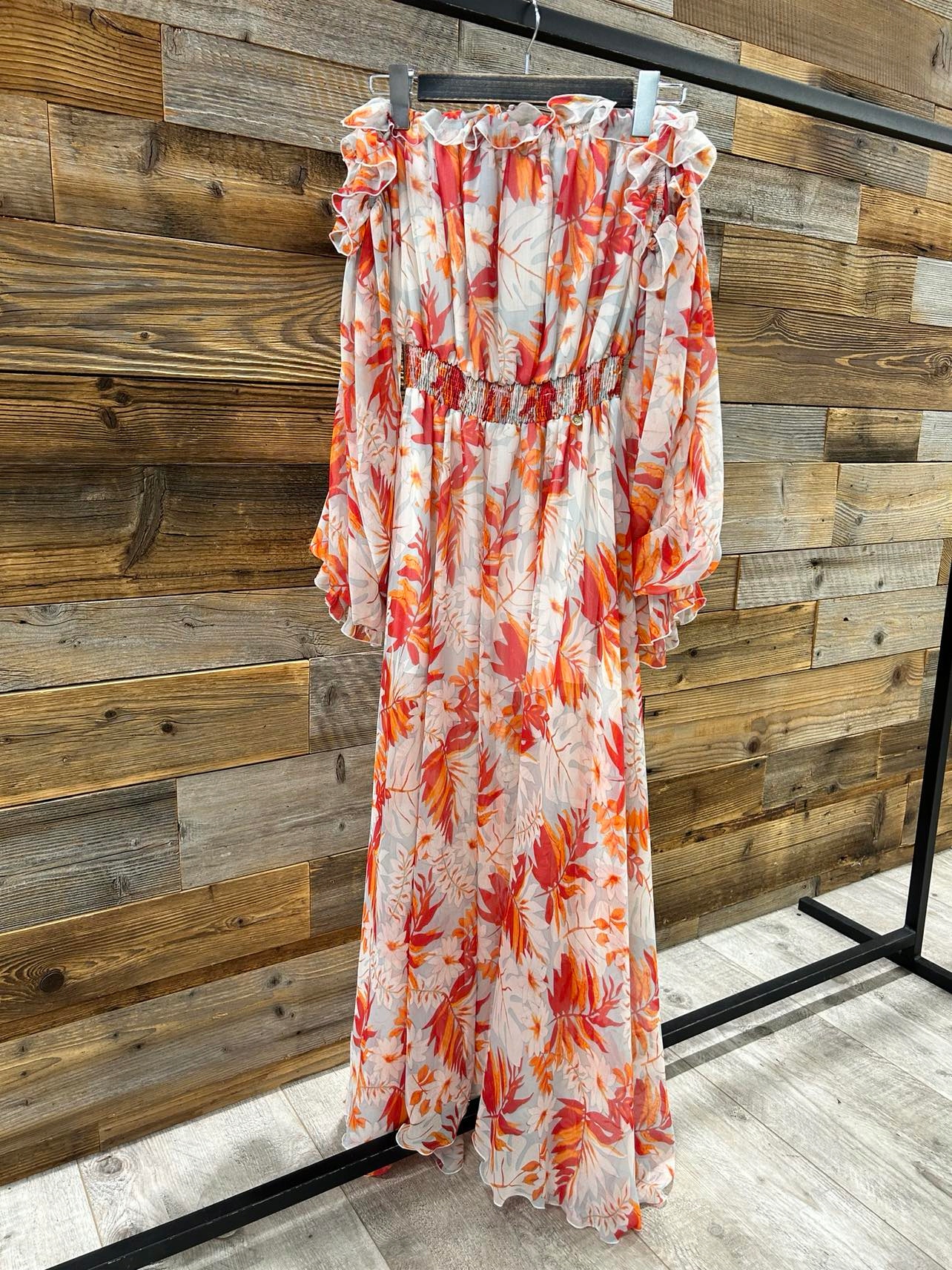 By O La La! Šaty Maxi Bali Oranžové/korálové Univerzální